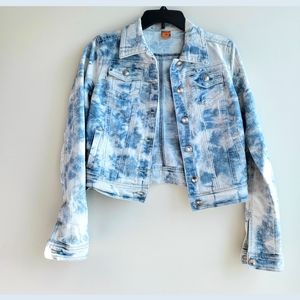 Acid Wash Denim Jou Jou Jean Jacket